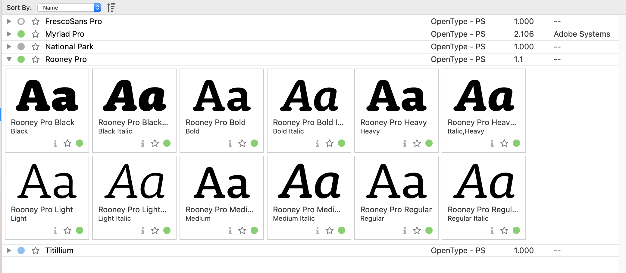Pro Tip Suitcase Fusion Font Families